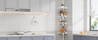 Corner Storage 4-tier Shelf