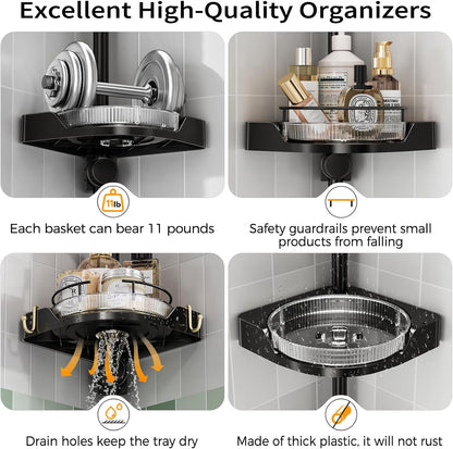 Corner Storage 4-tier Shelf