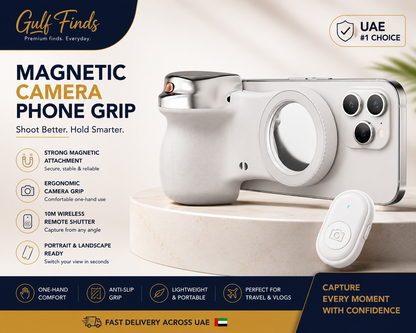 SnapGrip™ Magnetic Camera Grip