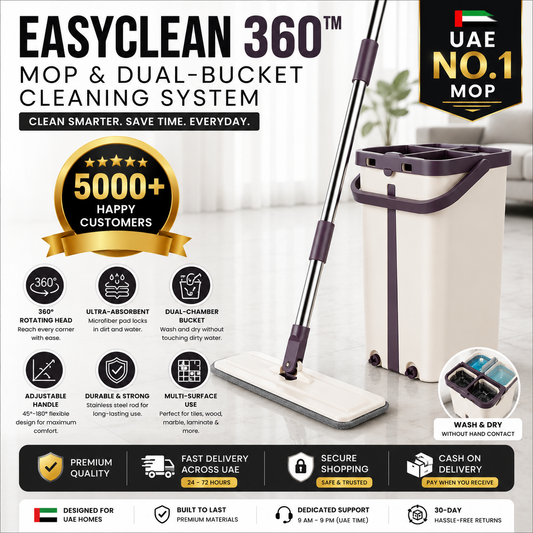 EasyClean 360 Mop & Dual-Bucket Cleaning System